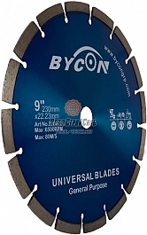 Алмазный диск Bycon Laser Uni 230 мм под углом